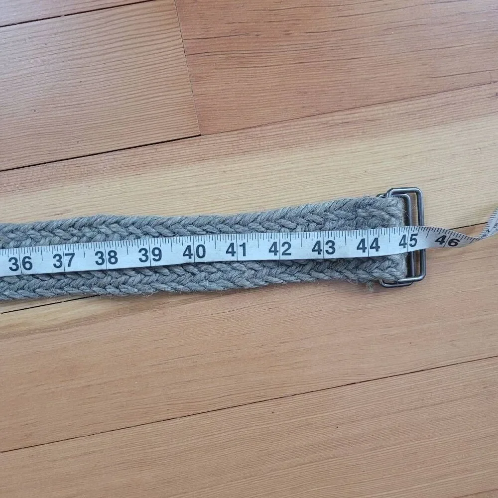 100% jute woven chunky‎ belt gorpcore utilitarian outdoors boho